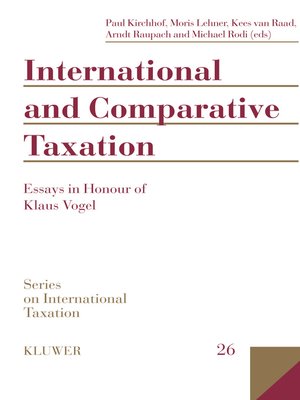 cover image of International and Comparative Taxation